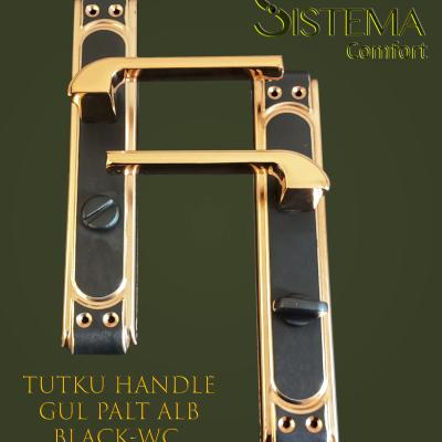 Tutku Handle Gul Palt Alb Black Wc Site